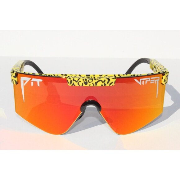 PIT VIPER The Carnivore 2000 Sunglasses/Safety Cheetah/Orange ANSI Z87+ NEW - Picture 6 of 10